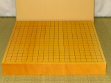 日本産本榧柾目二寸卓上碁盤/新品(G152)